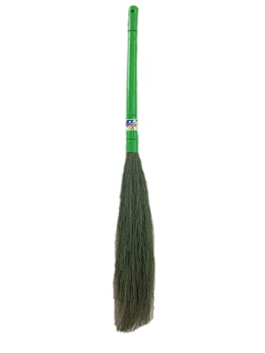 Image of Primeclean Plastic Floor Cleaner Broom Stick (Pack Of 2), Green