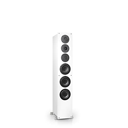 Nubert nuVero 110 | Weißes Standlautsprecherpaar | 2 Stück High End Lautsprecher | Lautsprecher für Musikgenuss | HiFi Qualität auf höchstem Niveau | Passive Standboxen mit 3 Wegen Made in Germany