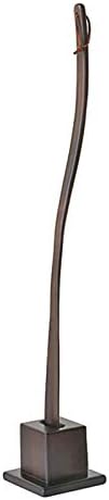 Shoe Horn Long Handle for Seniors Beech Wood Long Handle Shoehorn Handmade Self|Standing Super Long Shoe Lifter (Color : Brown, Size : 75x12cm)