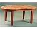 Teak Kidney Table Curve Table