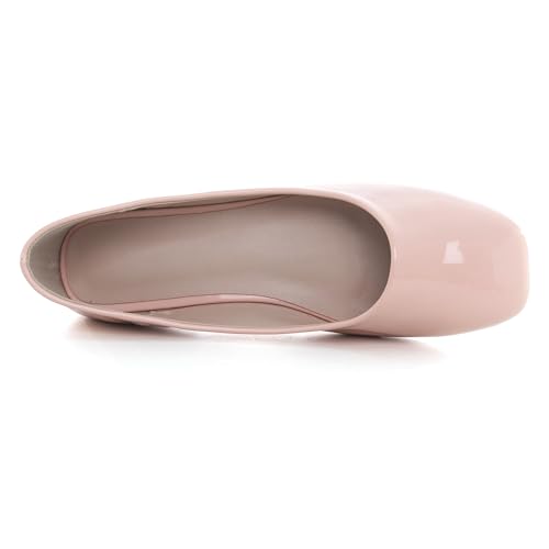 Image of Dear Time Women's Casual Foldable Ballet Flats Square Toe Ballerina Flats Shoes Comfortable