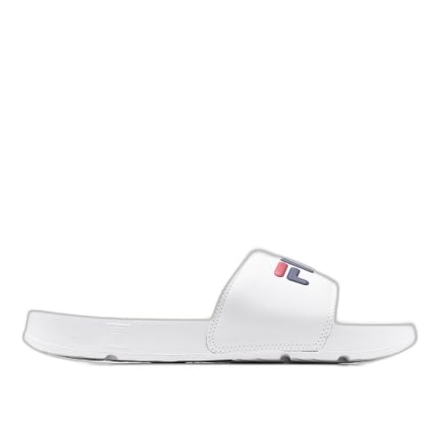 Chinelo Fila Drifter Basic Feminino, Branco/Marinho/Vermelho, 38
