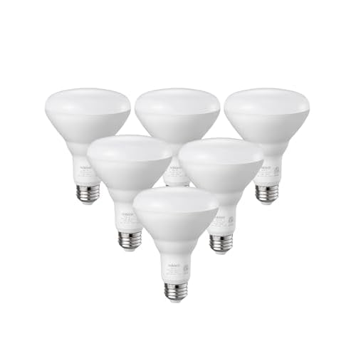 EDISHINE BR30 LED Bulb, Dimmable Flood Lights for Indoor Outdoor, CRI85+ 850LM Super Bright 11W Equivalent 65W, 2700K Warm White Recessed Light Bulbs, LED Can Light Bulbs E26 Base 6 Pack ETL