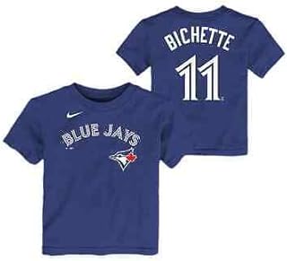 Compatible with Blue Jays Bo Bichette Royal Player Name & Number Toddler T-Shirt