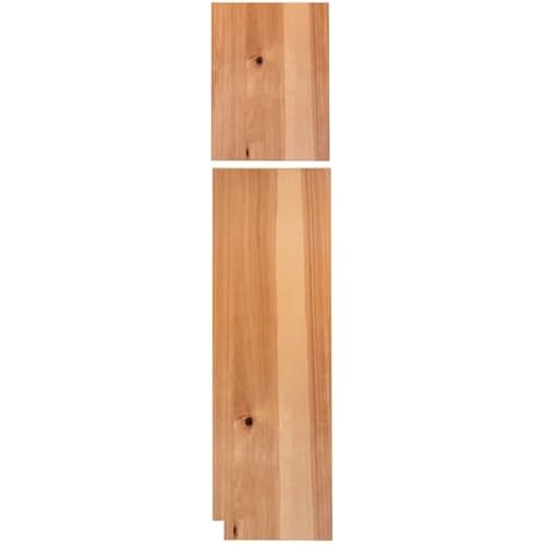 Quicklock RTA (Ready-to-Assemble) | Base Kitchen Cabinets - Shaker Style | Made in America | Soft Close Hardware (Rustic Hickory, .25"X23.25"X96" Right End Panel)