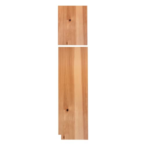 Quicklock RTA (Ready-to-Assemble) | Base Kitchen Cabinets - Shaker Style | Made in America | Soft Close Hardware (Rustic Hickory, .25'X23.25'X84' Right End Panel)