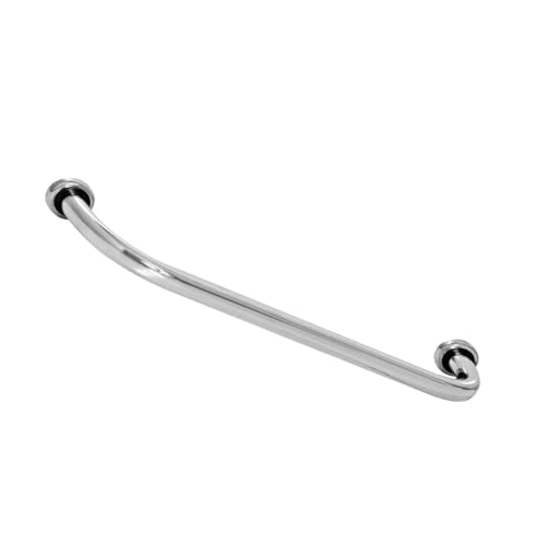 Encontraproduto.com.br - Barra Alça Apoio 40cm Aço Inox Idoso Gestante PCD Acessibilidade Suporte Anti Queda Evita Acidentes Banheiro Escada Corrimao Box Casa