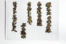 Amazon.co.jp: 金本 知憲 応援歌 (行金) 刺繍 ワッペン 阪神