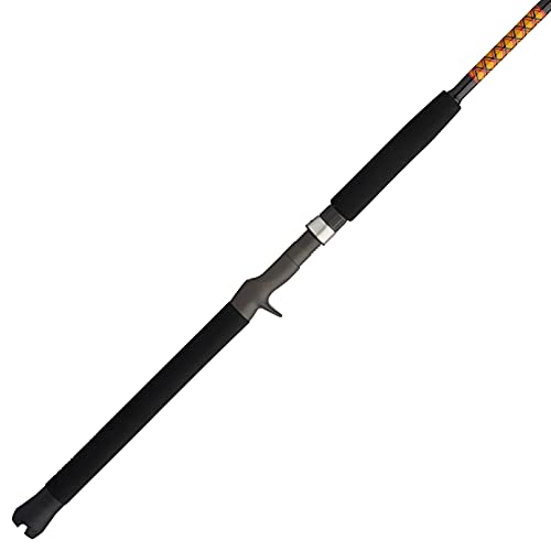 Ugly Stik Bigwater Conventional Fishing Rod, Black/Red/Yellow, 10\' - Heavy - 20-40lb - 2pc - Thumbnail 2