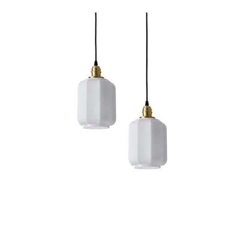 Luminaire de chevet chambre à coucher et suspension design pour îlot de cuisine blanc