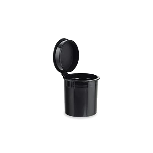 Loud Lock Pop Top Dram Bottles - (Black) - 6 Dram - 600 Per Case - (1.69" Deep X 1.09" Wide) - Dry Herb Containers - Child Resistant Smell Proof Container - Pill Vials - Rx Vial by Loud Lock - Used condition - Image 3
