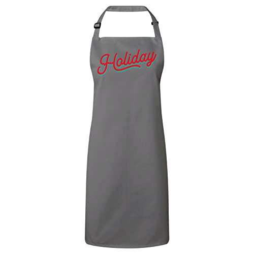 Tablier cuisine style 70's gris idée cadeau vintage pour passionnés de cuisine