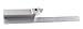 Accusize Industrial Tools 1'' Shank Heavy Duty Indexable Grooving/Cut-Off Holder, Nickel Plated, with a Gtn-4 Tin Coated Carbide Insert, 2415-5036