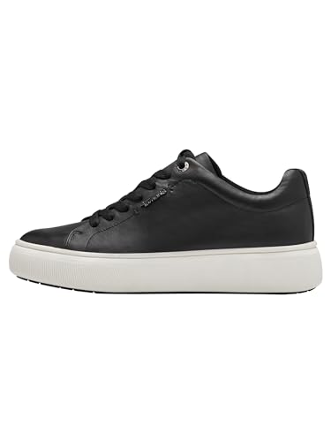 Tamaris Damen Sneaker Leder, schwarz, 37 EU – Ansicht 5