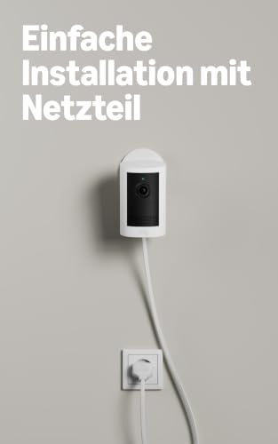 Ring Outdoor Camera 2K, Außenkamera, Netzstecker (neueste Gen.), Einfache Installation, Weitwinkel-Retinal-Video in 2K… – Ansicht 6