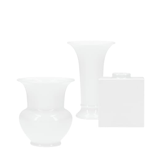 KPM Berlin 3 mini vases porcelaine faits main pour table basse épurée