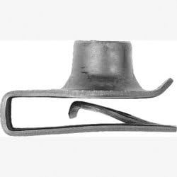 ABD6358B Extruded U-Nut (Blk 100 Pc)