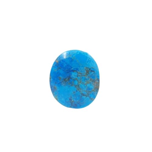 Turquoise naturelle cabochon 36x19mm pour création de bijoux DIY