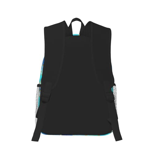 Sac à dos de voyage turquoise basique pour ne plus mouiller vos affaires - 2