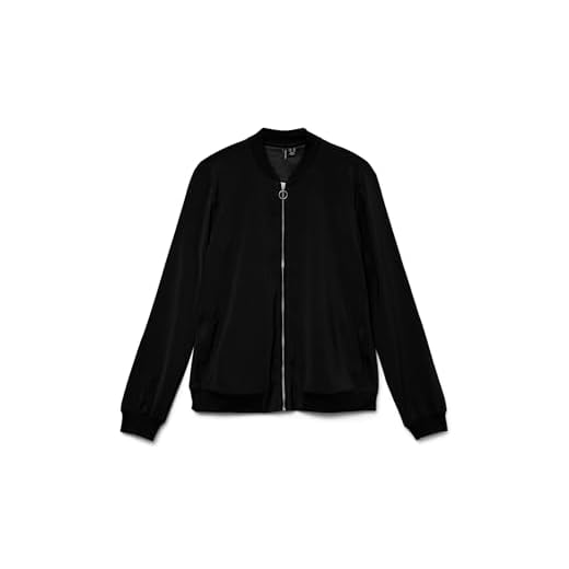 VERO MODA Damen VMCOCO L/S Bomber GA NOOS 10245734, Black, L