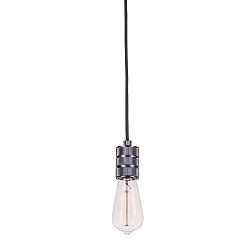 Italux Millenia DS-M-010-03 Classic Pendant Light 1 x 60 W / E27 Matte Black