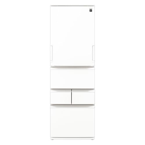 SHARP 冷蔵庫 SJ-G413G-W 412L 2021年製 シャープ 冷凍冷蔵庫 SJ-G413G-W 412L どっちもドア 2021年製