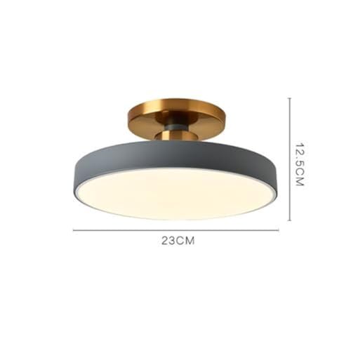 Lámpara de techo redonda LED para dormitorio moderno y pasillos 7