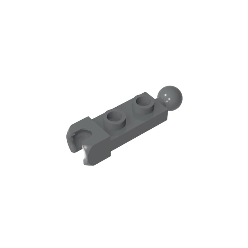 Gobricks Hinge Plate Plate Special 1x2 with 5.9mm End Cup and Towball 14419 GDS-904 50Pieces Compatible with Lego Classic Bulk Toy MOC Color:Dark Bluish Gray — image 1