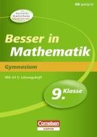 Besser in Mathematik - Gymnasium 9. Klasse (Cornelsen Scriptor - Besser in)
