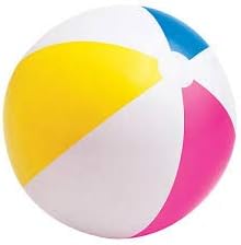 KriTech 20" (51cm) Inflatable Beach Ball Transparent - Blow Up Water Ball Pool Toys Games - Fruit Print