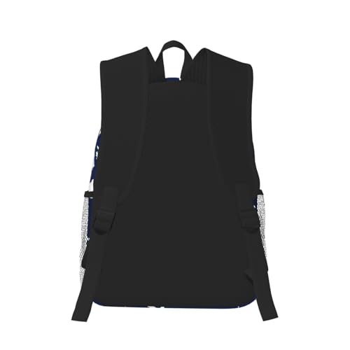 Sac à dos de voyage polyvalent noir One Size imprimé requin rigolo