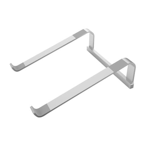 Base para laptop de aleación de aluminio VALICLUD plateada