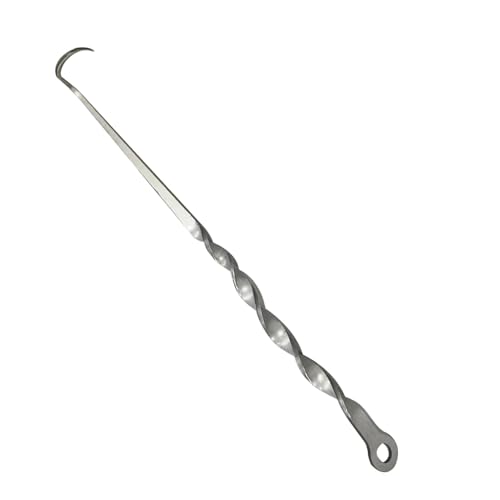 Tanxemery Lebensmittel-Flipper-Wendehaken, Grill-Fleischhaken - Grillen von Fleisch BBQ Hakenwender Essen,Fleischwender, Lebensmittel-Flipper-Haken, Bratfleisch-Haken für die Grillküche