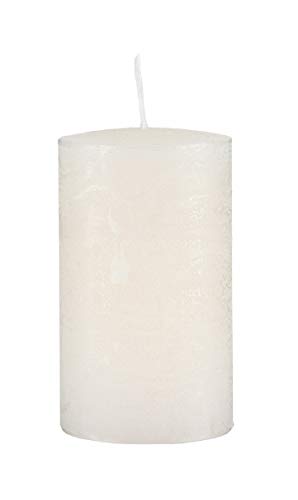 Rustic Stumpenkerzen Champagner, 120 x 60 mm, 1 Stück, Original Qualitäts durchgefärbte Kerzen Made in Germany Cover