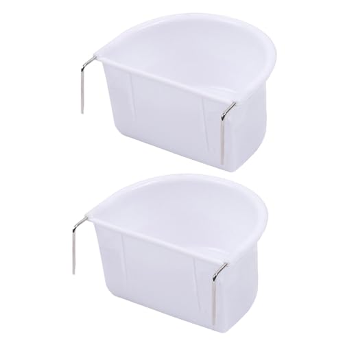 Taza para comedero de pájaros, comedero para pájaros para jaula - Accesorios resistentes para jaulas de pájaros - Comederos higiénicos para loros y fáciles de limpiar para una dieta saludable para ave