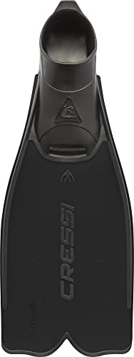 Aletas Cressi para snorkel adulto con diseño full foot, buena propulsión, ligeras, modelo Rondinella, hechas en Italia miniatura 3
