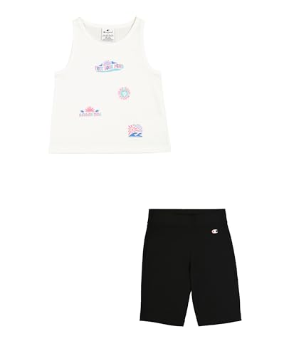Conjunto de mallas cortas y camiseta Champion Legacy para ropa deportiva de niñas