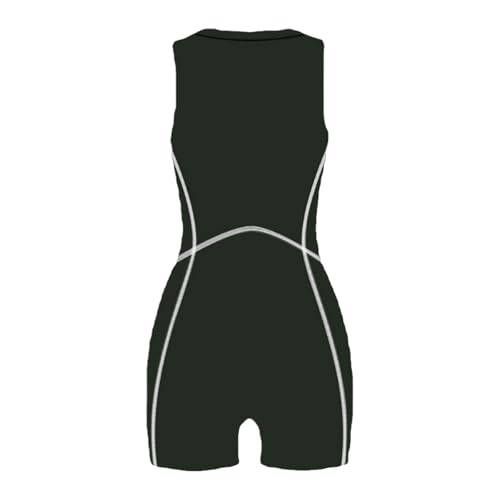 EQWIGKEIT Traje de neopreno corto para mujer, traje de buceo elástico, traje de buceo deportivo, traje de neopreno sin mangas, traje de baño de neopreno de una pieza, ropa de surf para buceo, surf - imagen 6