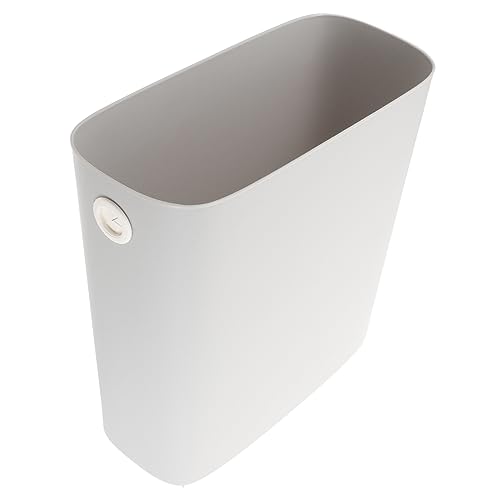 MUSISALY Pattumiera Sottile Da Cucina in Plastica Cestino Per Rifiuti Per Spazi Stretti Doppio Livello Design Aperto Ampio Capacità