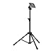 STARTIST 電子マウントスタンド、プレート付き、高さ調節可能、ポータブル、金属製、、三角ブラケット、、ドラムパッドスタンド, 黒