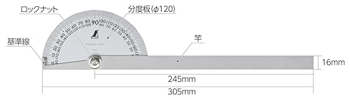 Shinwa Sokutei Transportador No. 30 62774 miniatura 5