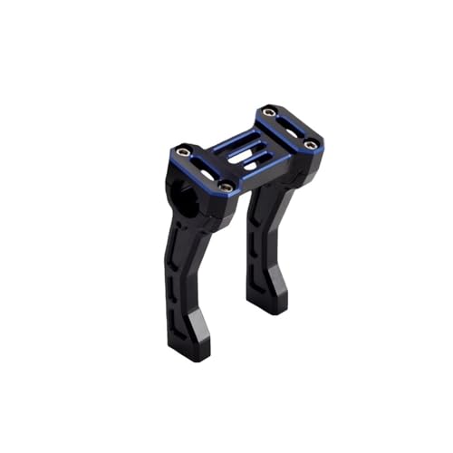Elevador de manillar negro para motocicleta RA1250 con soporte y abrazadera desplazada atrás