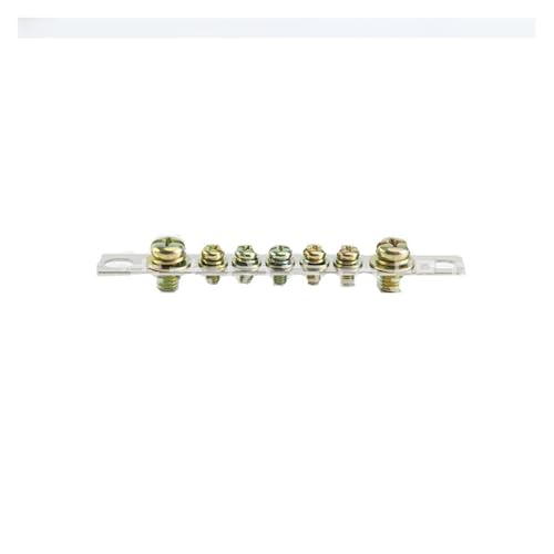 Bornier cuivre 2 * 15 à 7 trous barrette de terre pour coffret