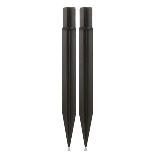 8.25' Reinforced ABS Plastic Solar Ground Spikes - Durable Solar Light Replacement Stakes for...