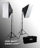 Ephoto 1600 Watt 2 Softbox Photo Video Light Studio Photography Video Lighting Kit With Case By Ephotoinc Vl9004S #TOP24