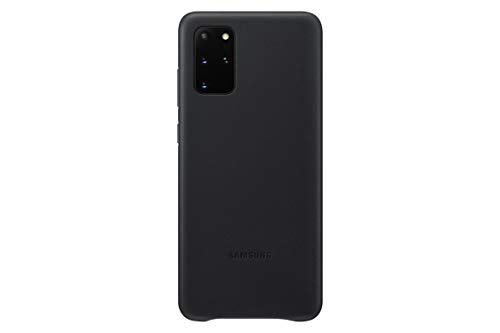 Leather Smartphone Cover EF-VG985 für Galaxy S20+ | S20+ 5G Handy-Hülle, echtes Leder, Schutz Case, stoßfest, premium, schwarz