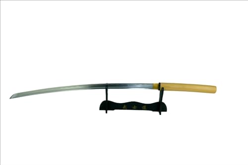 Makoto MSS-081 Handmade Sharp Japanese Samurai Shirasaya Katana Sword W/High Gloss Wood Saya thumb #3