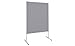 Produktbild MAUL Moderationstafel Filz Grau, Standard Pinntafel 150x120 cm, Beidseitig auch als Trennwand nutzbar, Standfuß, 6363382, 1 Stück