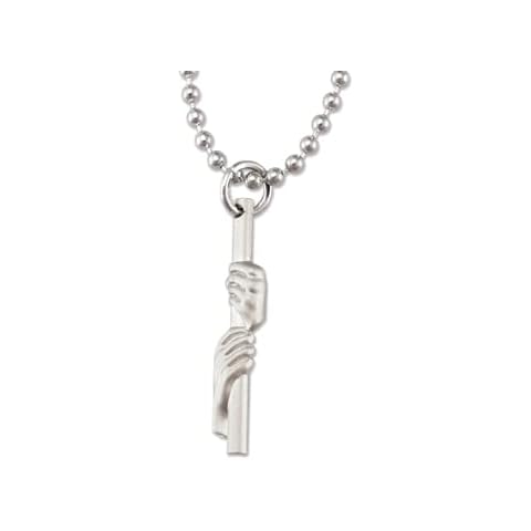 Lifebeats Hold to The Rod Silver Necklace by Ringmasters Cover