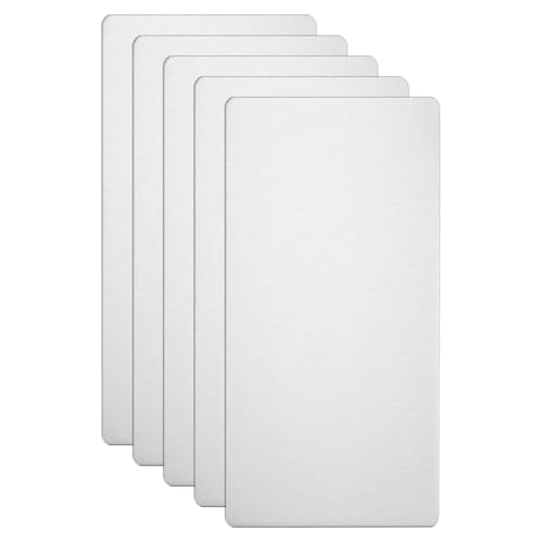 HARFINGTON ���^�����h5�� 4.7�C���` x 2.4�C���` x 0.04�C���` 304�X�e�����X�X�`�[�� ��������[�U�[�����J�[�h �J�X�^���u�����N CNC�����V�[�g �n�E�X�I�t�B�X DIY�M�t�g���ҏ�p �V���o�[